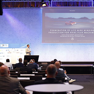 EPTS - Speaker on Stage in Session Room