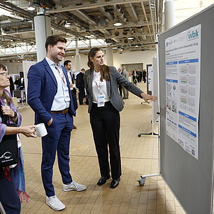 EPTS - Participants in the Poster Session Area chatting
